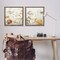 Stupell Industries Snail Crawl by Mushrooms 2pc Floater Framed Canvas Wall Art Set Design by Kim Allen